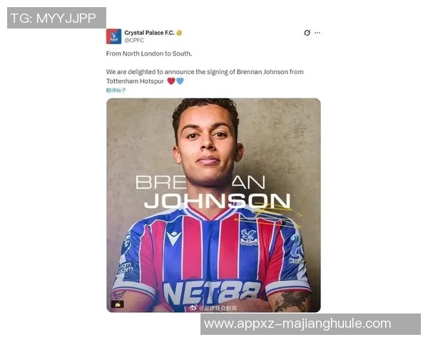 天空报道水晶宫与热刺达成协议签约约翰逊球员尚未做出最终决定